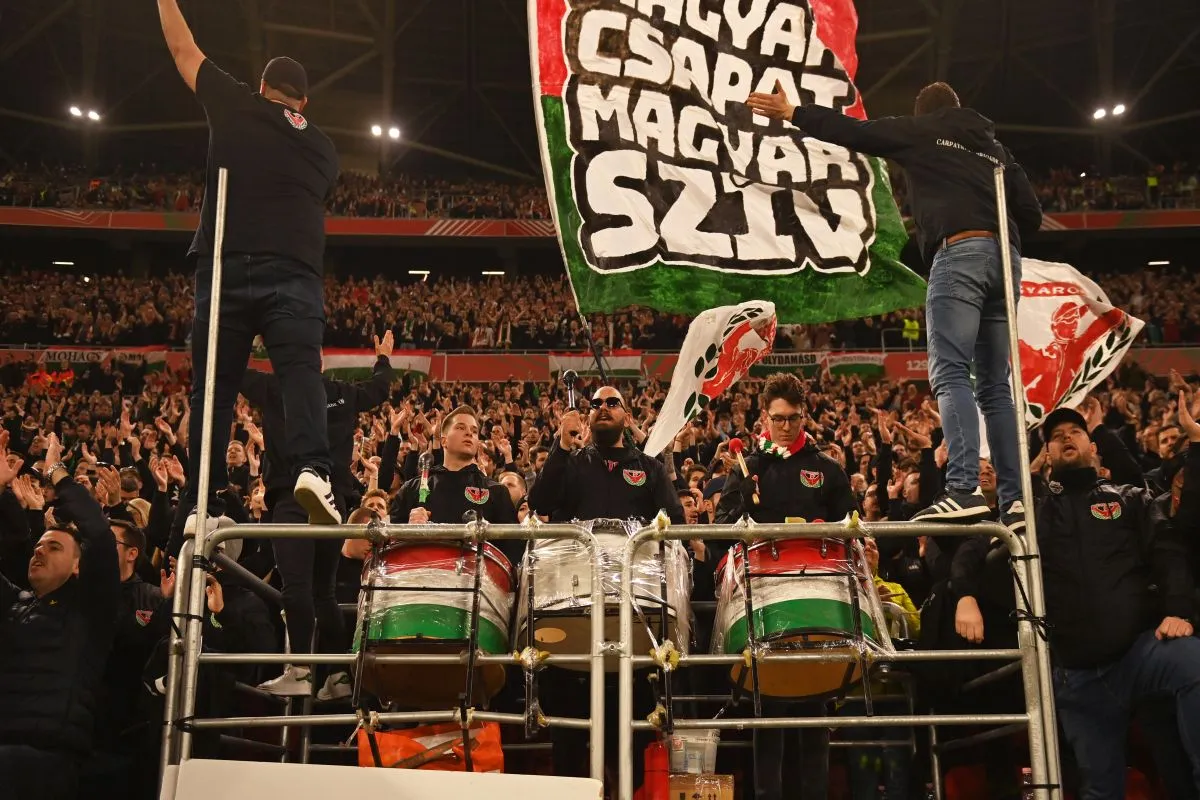 Magyarország-Koszovó, szurkoló