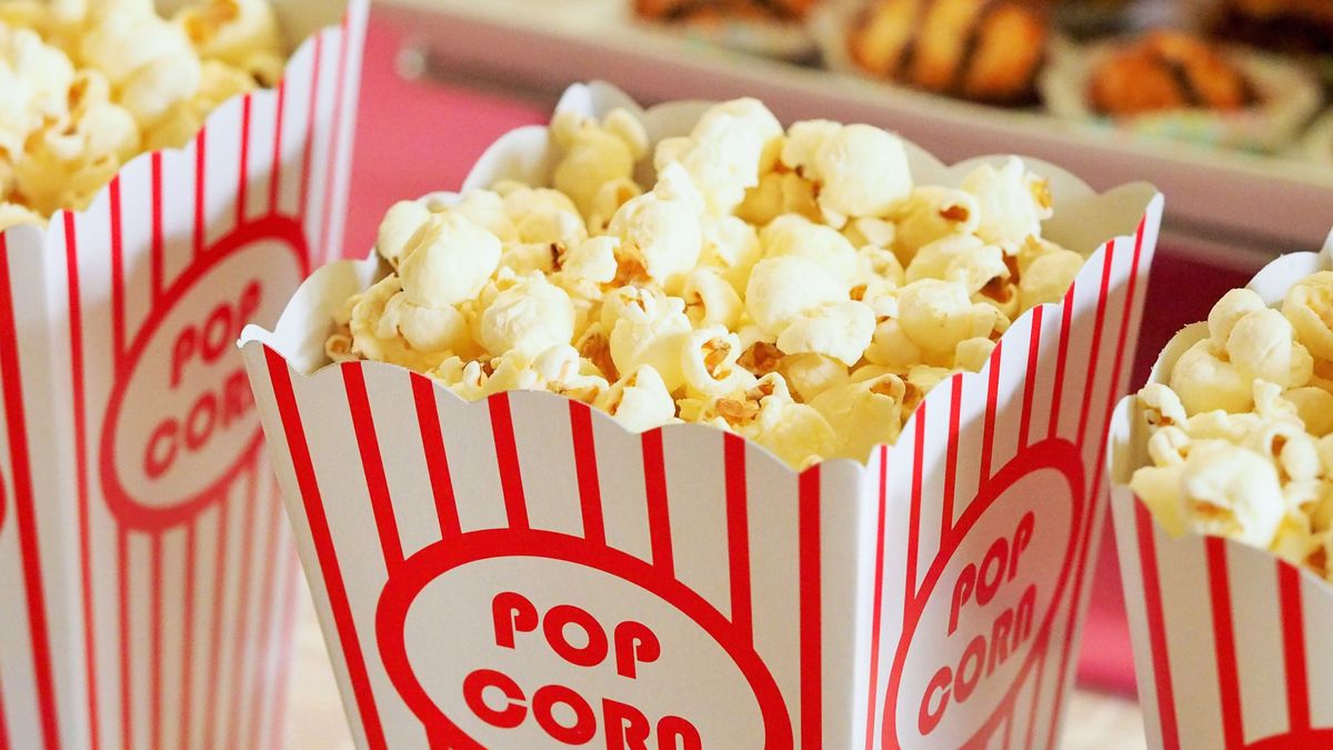 popcorn, pattogatott kukorica, mozi