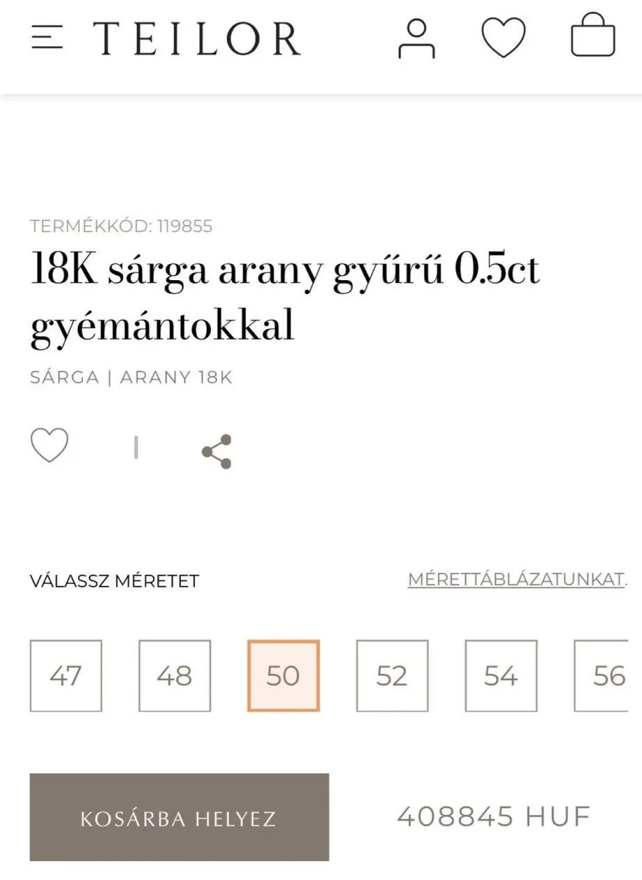 Kulcsár Edina gyűrűje