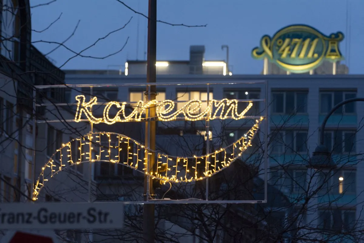 Street Ramadan Lights In Cologne