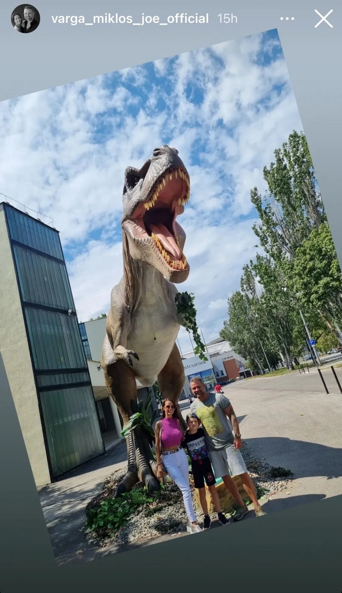 Varga Miklós Joe és családja