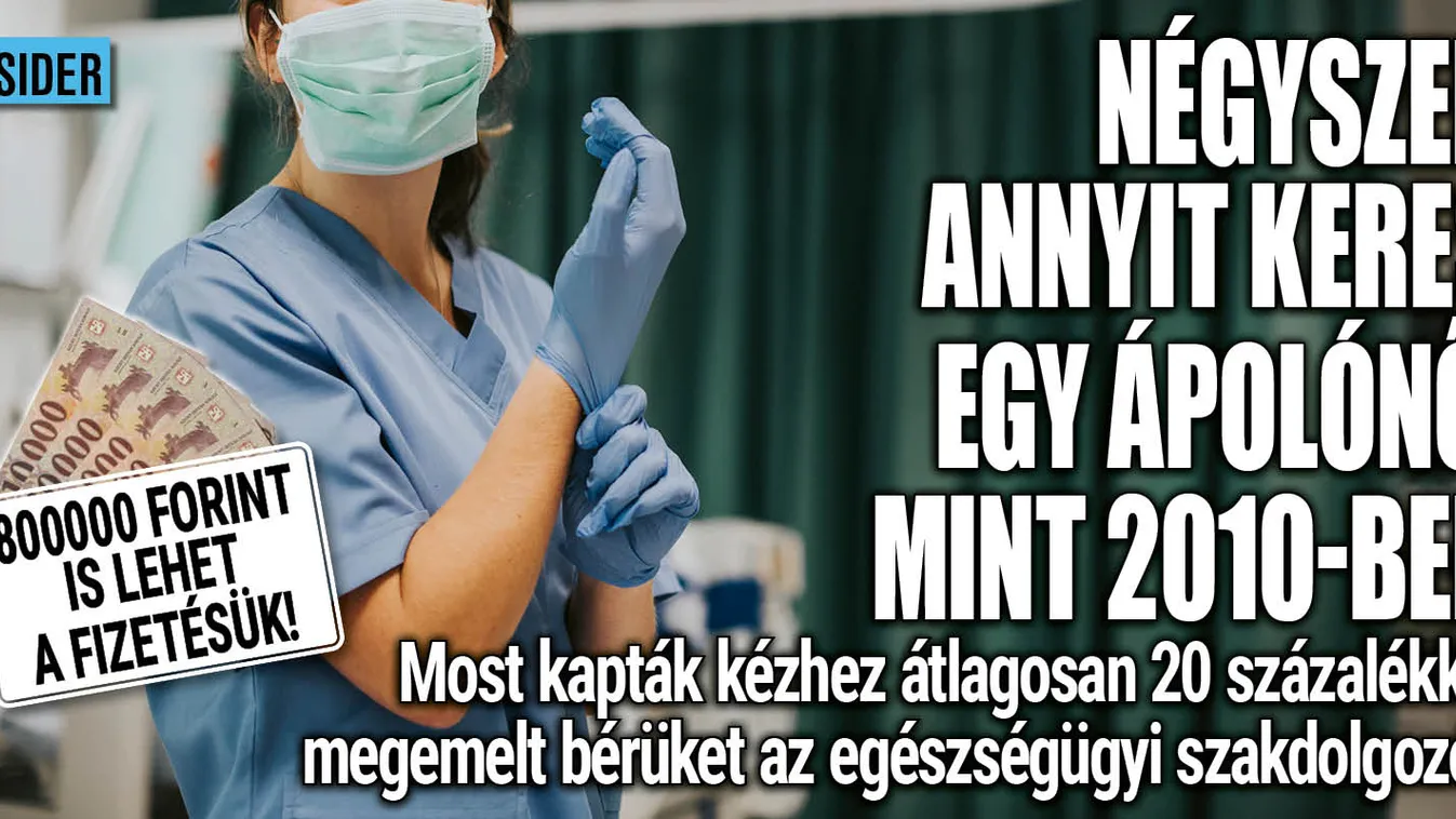 Jó hír érkezett az egészségügyi szakdolgozók béréről