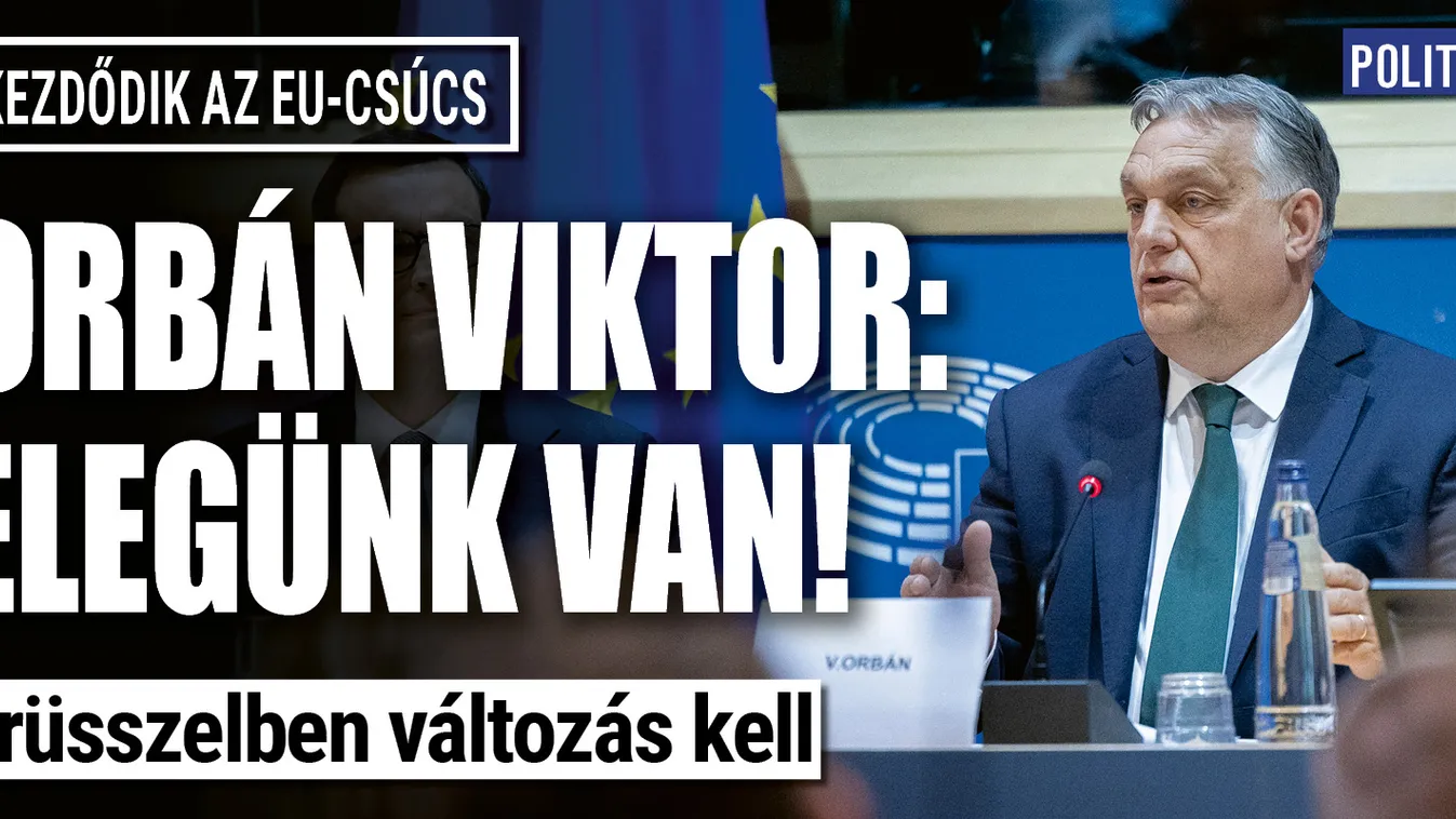 Orbán Viktor felvette a kesztyűt, ezt üzente Brüsszelnek