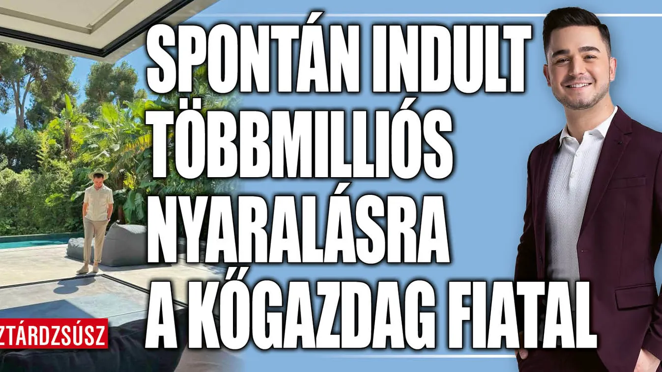 Az utazás napján foglalt le mindent a celeb