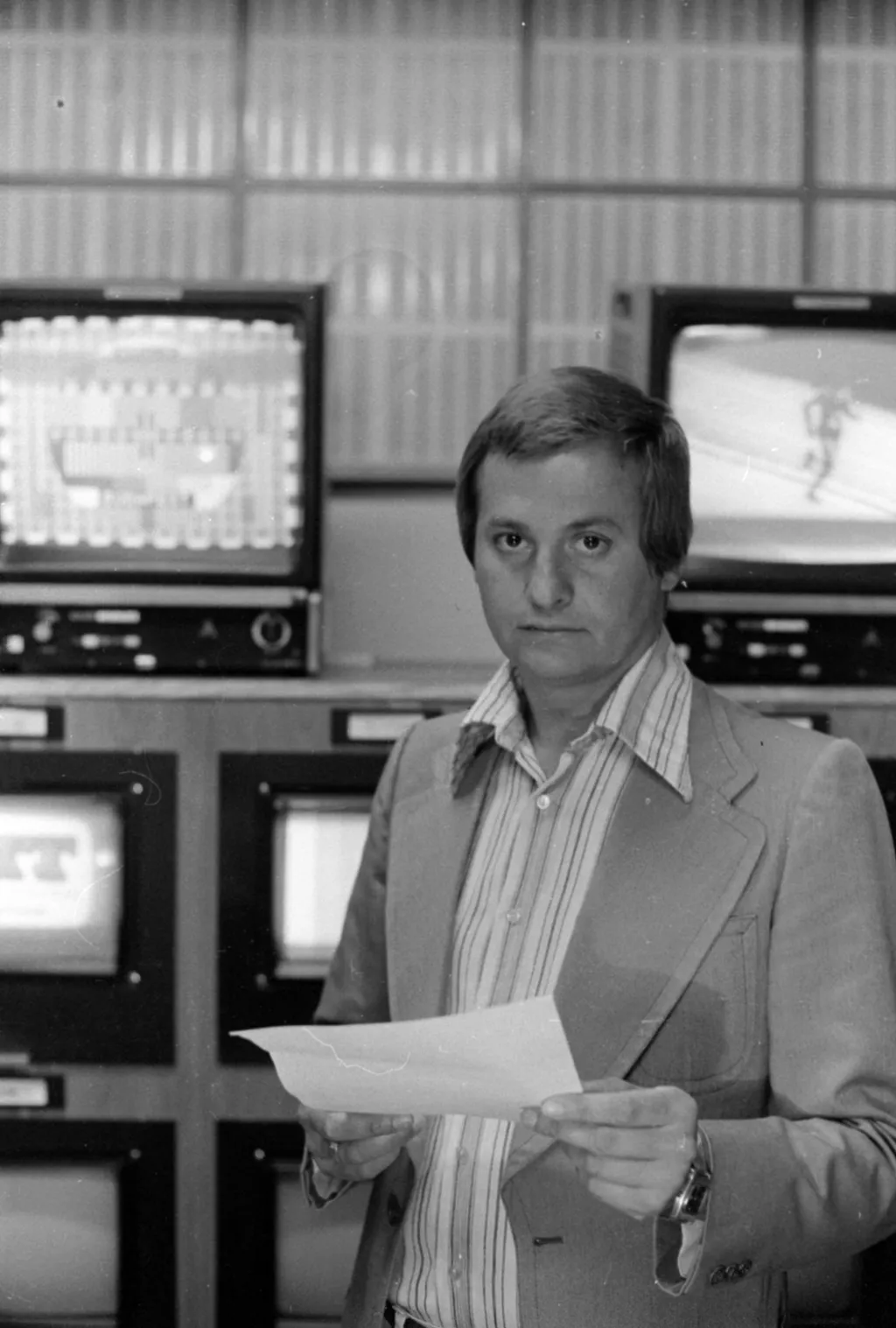 Kovács P. József tévébemondó, előadóművész 1979-ben