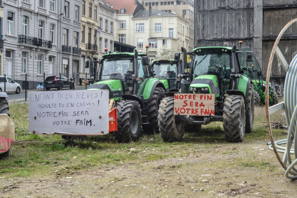 BELGIUM - SOI - FARMERS PROTEST