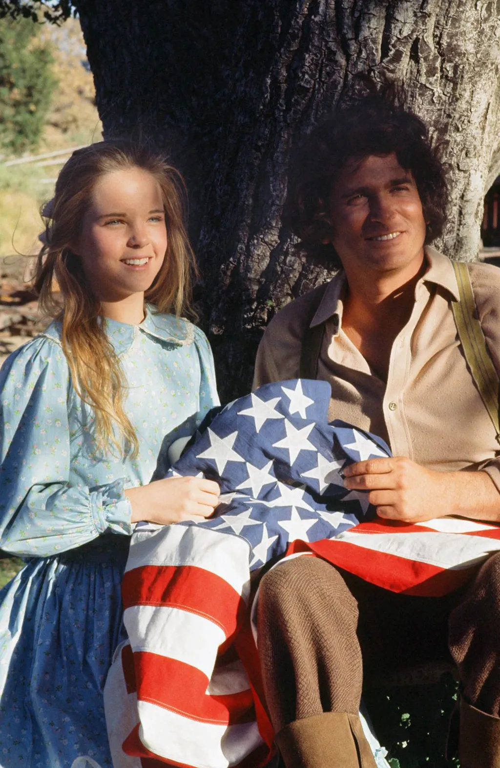 Melissa Sue Anderson Michael Landon mellett. Melissa  Mary Ingalls Kendallt alakította
