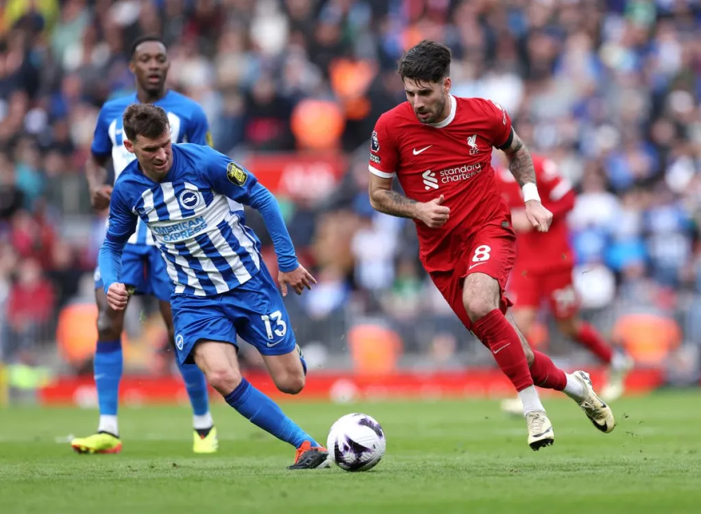 A brighoni Grosst (balra) kicsit jobbnak ítélik Szoboszlainál, de vasárnap egyértelműen a magyar volt a nyerő kettejük közül