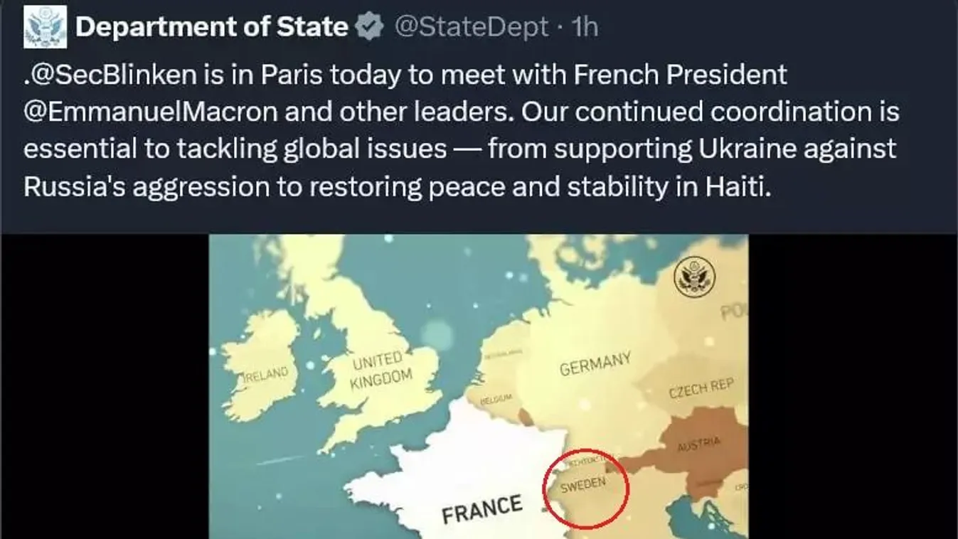 Az amerikai külügy szerint Svédország és Ausztria szomszédok