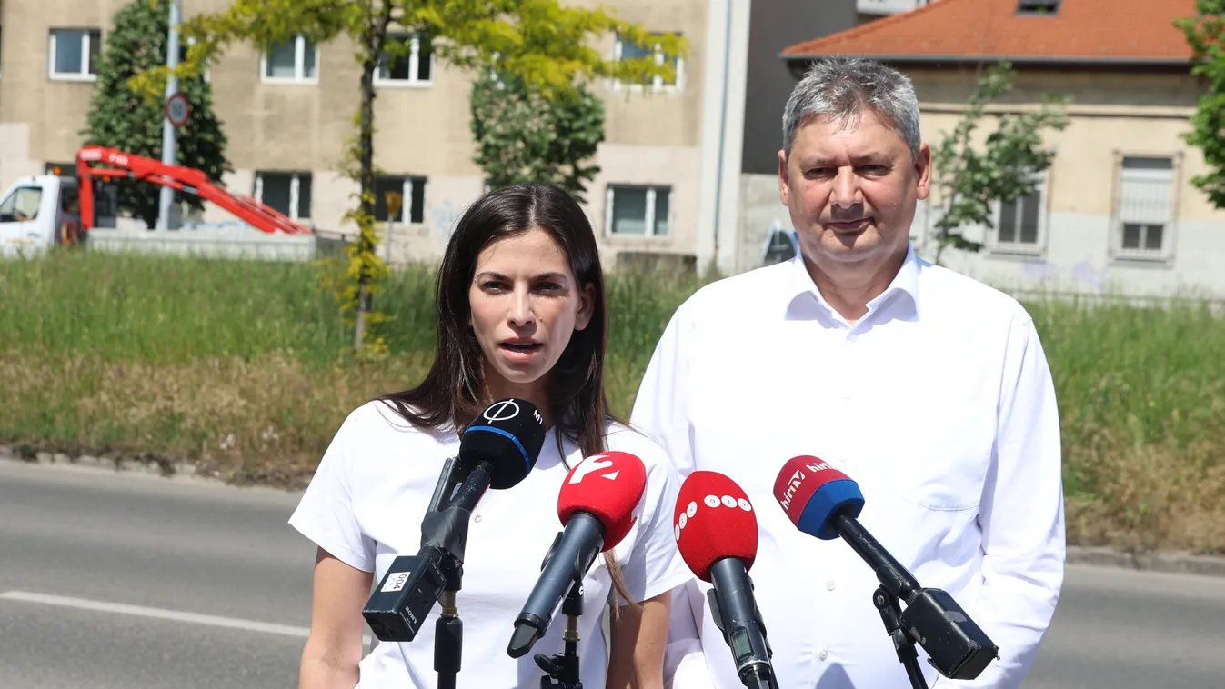 Szentkirályi Alexandra gazt kaszált Kőbányán - Videó