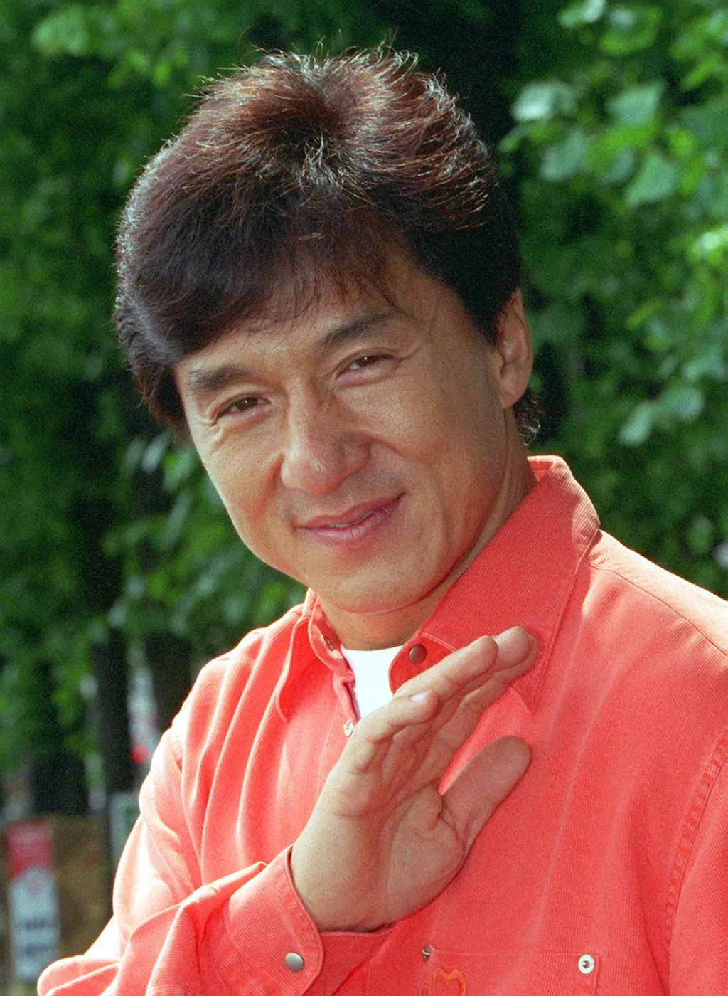 Jackie Chang promotes his new film "First Strike"