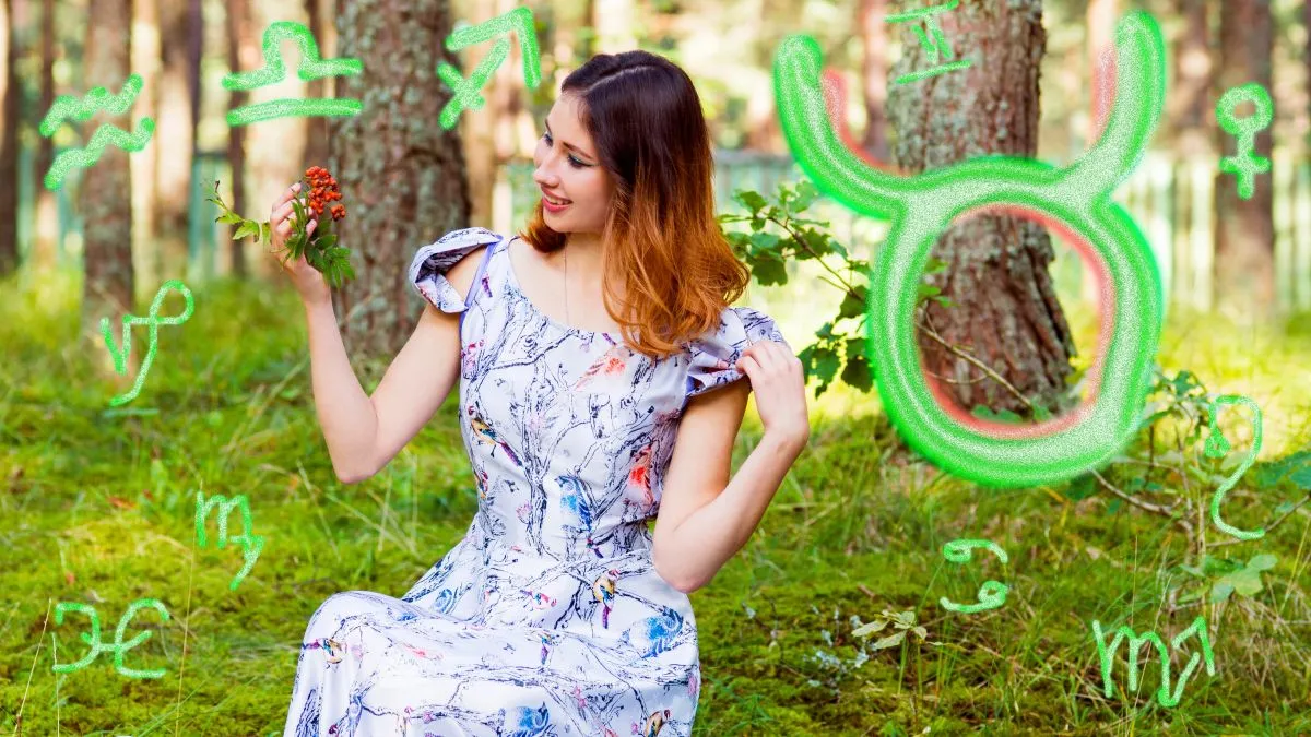 Spring,Time,And,Taurus,Zodiac,Sign,astrology,Symbols