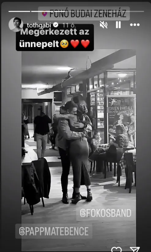 Tóth Gabi és Papp Máté Bence