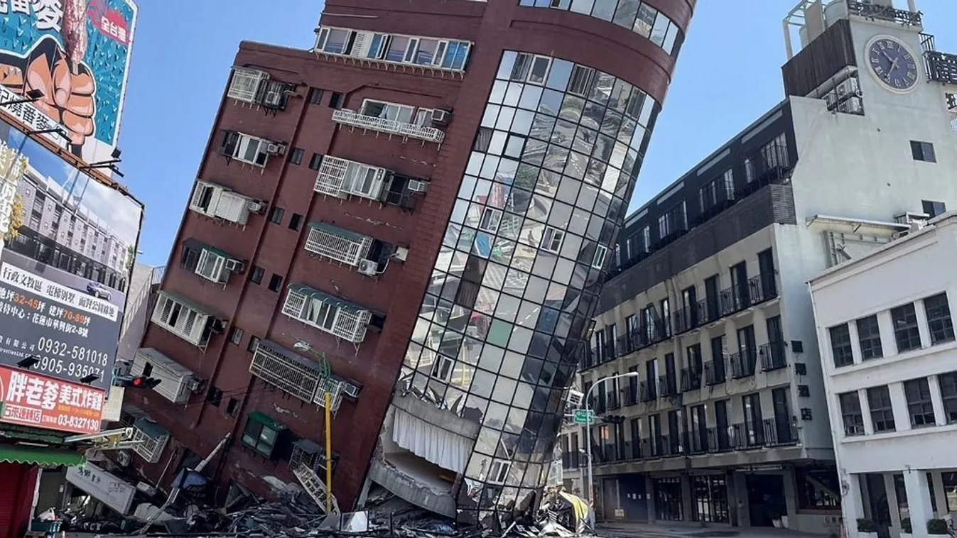 Hatalmas földrengés rázta meg Tajvant, többen meghaltak