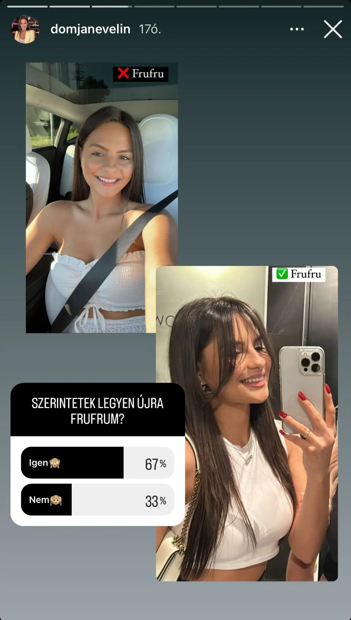 Vastag Csaba felesége, Vastagné Domján Evelin