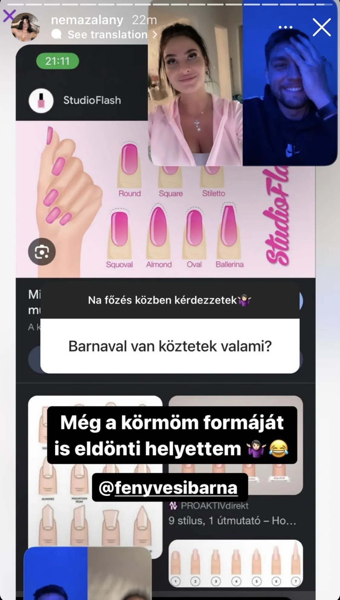 Nemazalány és Fenyvesi Barna