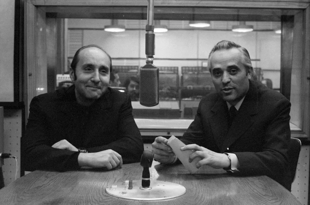 A Magyarán szólva című rádióműsor műsorvezetői: Grétsy László és Bélley Pál