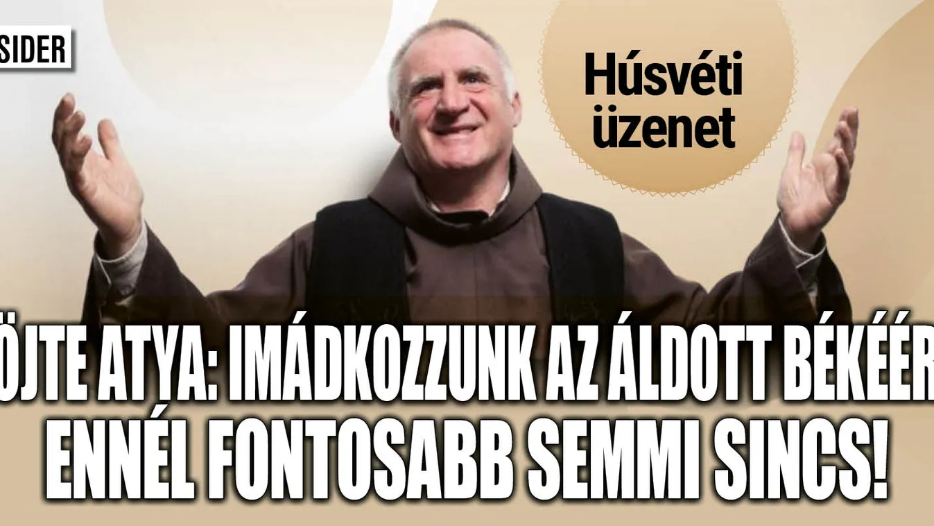 Böjte atya: Meg kell tanuljunk átdöfött szívvel is szeretni, talpra állni és továbbmenni