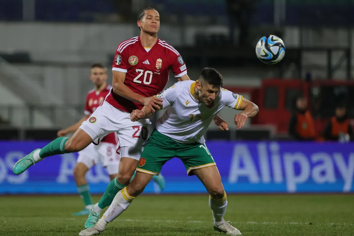 Németh András (20-as mezben) novemberben még játszott a válogatott Eb-selejtezőin