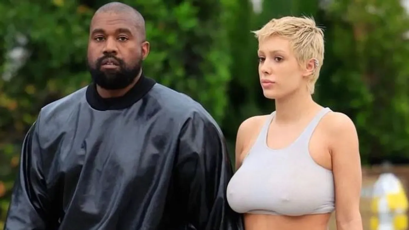 Csak egy táskával takarta intim részeit Kanye West felesége