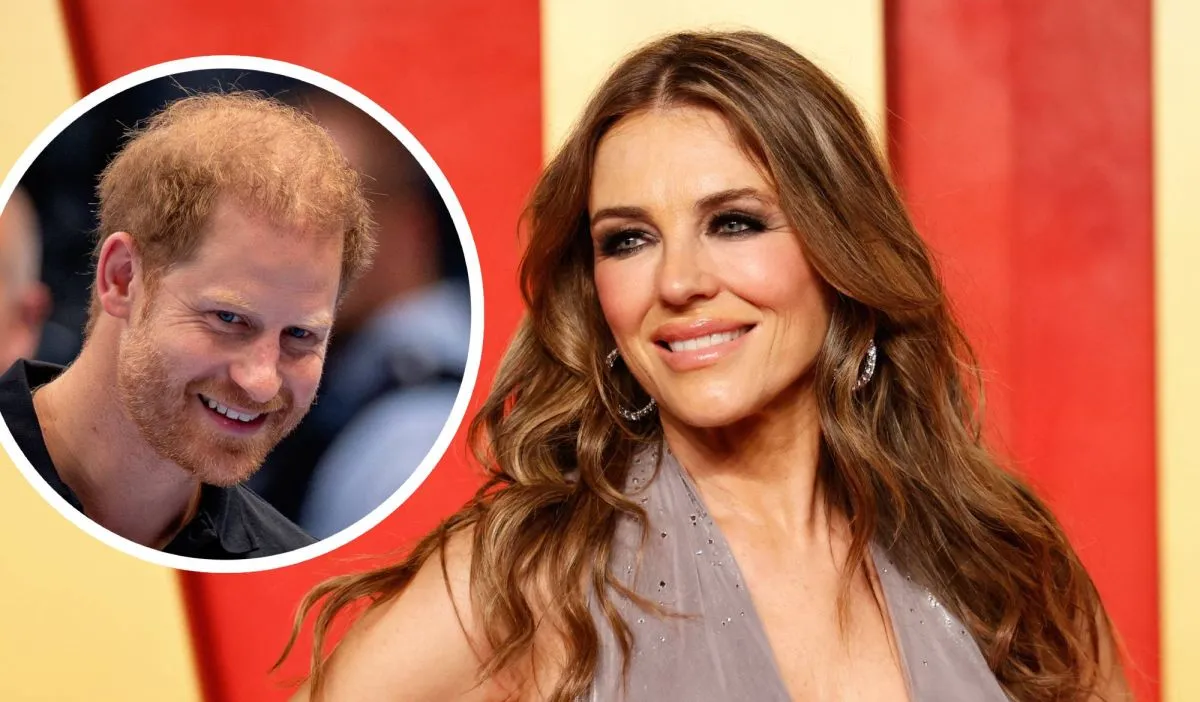 Liz Hurley, Elizabeth Hurley, kis képen: Harry herceg