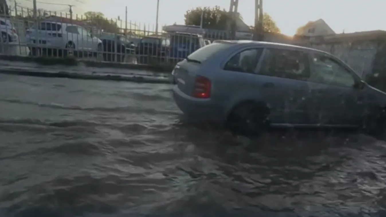 Hatalmas káosz Budapesten, mindent elöntött a barna iszap