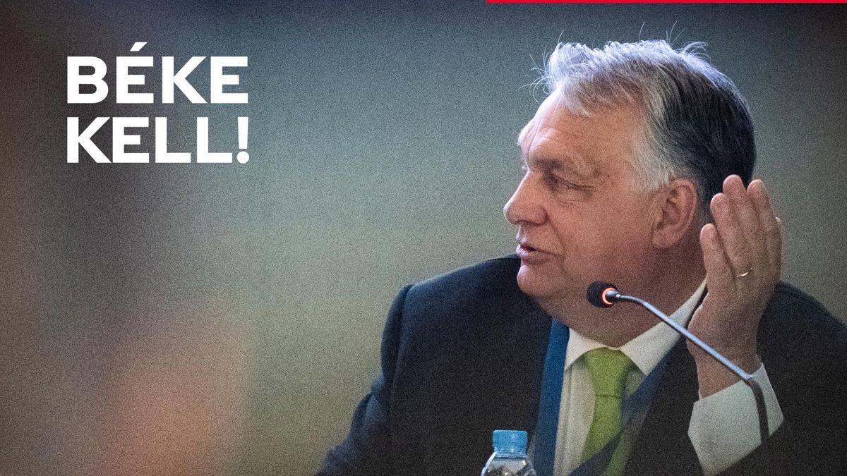 Orbán Viktor: Béke kell! - fotók