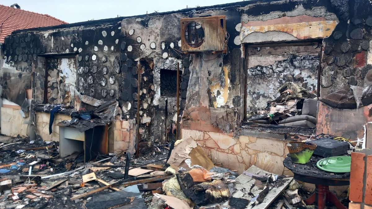 A sajóládi Kollárcsik család otthona teljesen leégett a novemberi tűzben.