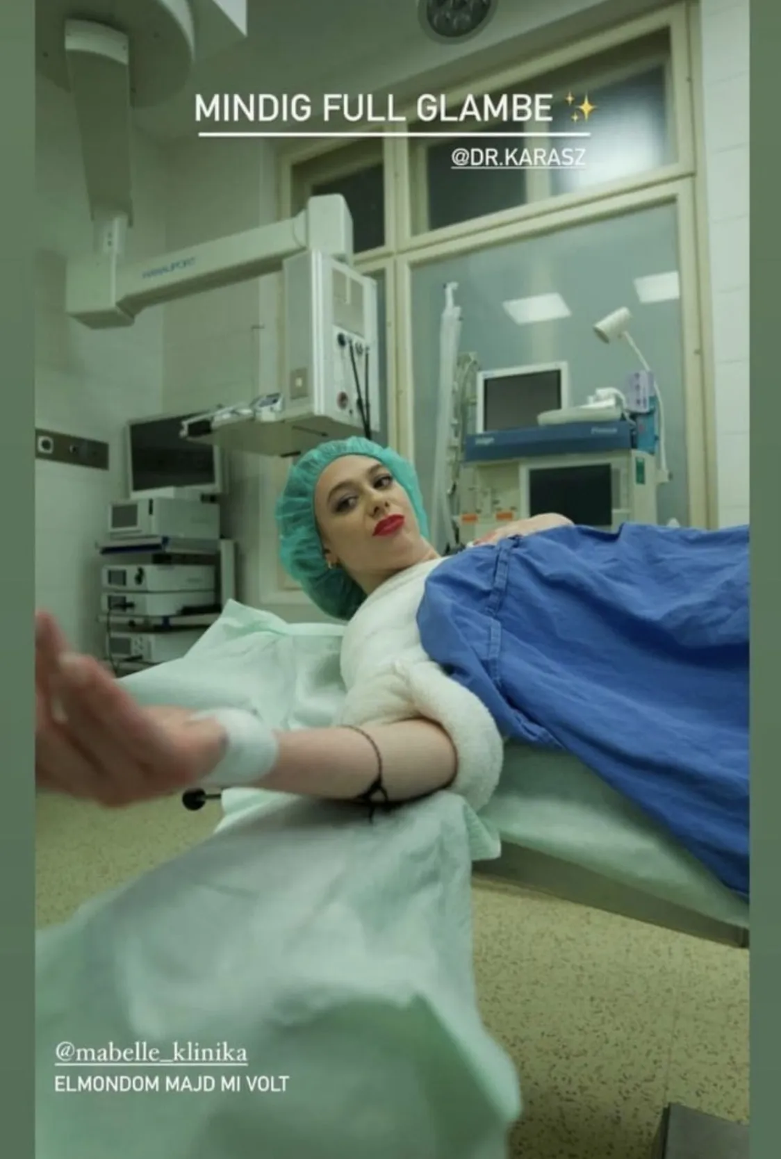 Schumacher Vanda plasztikai sebésznél 