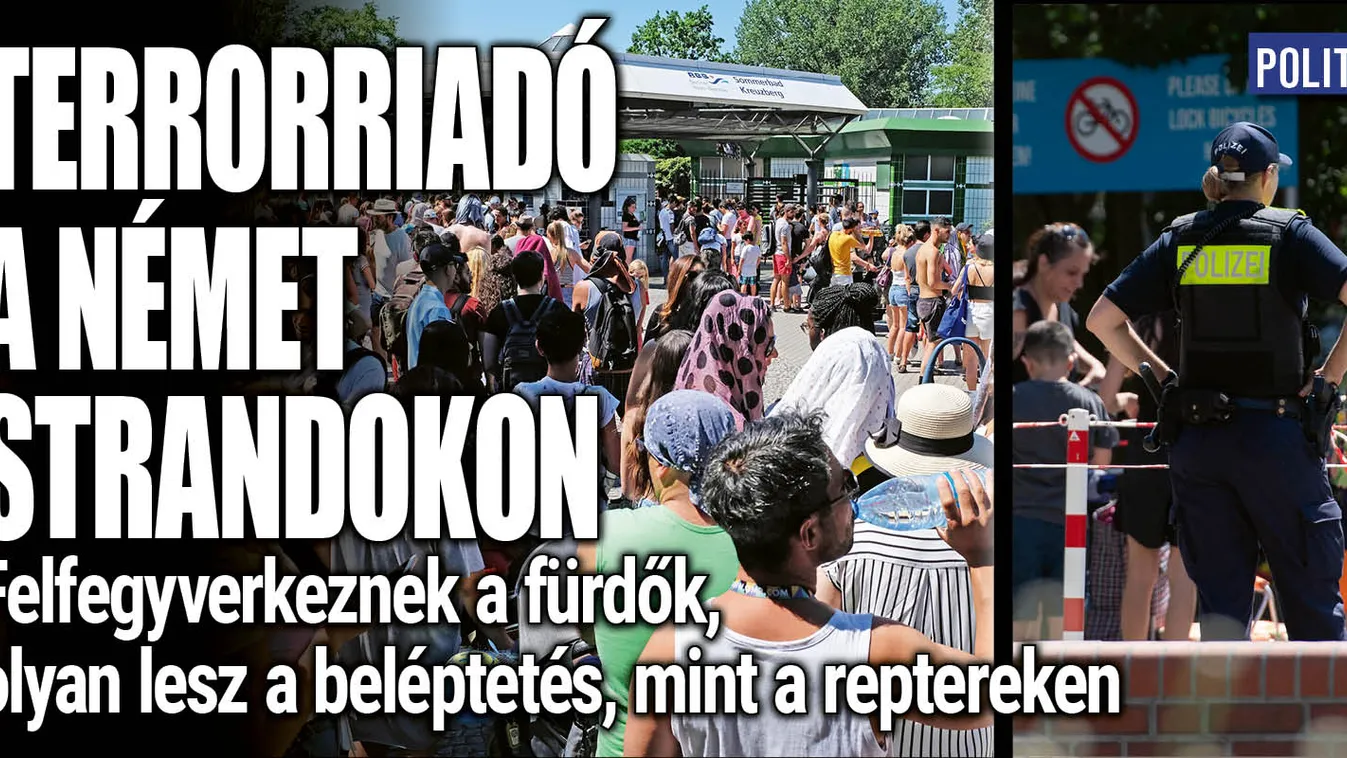 Terrorriadó a német strandokon, forró nyárra készül Berlin