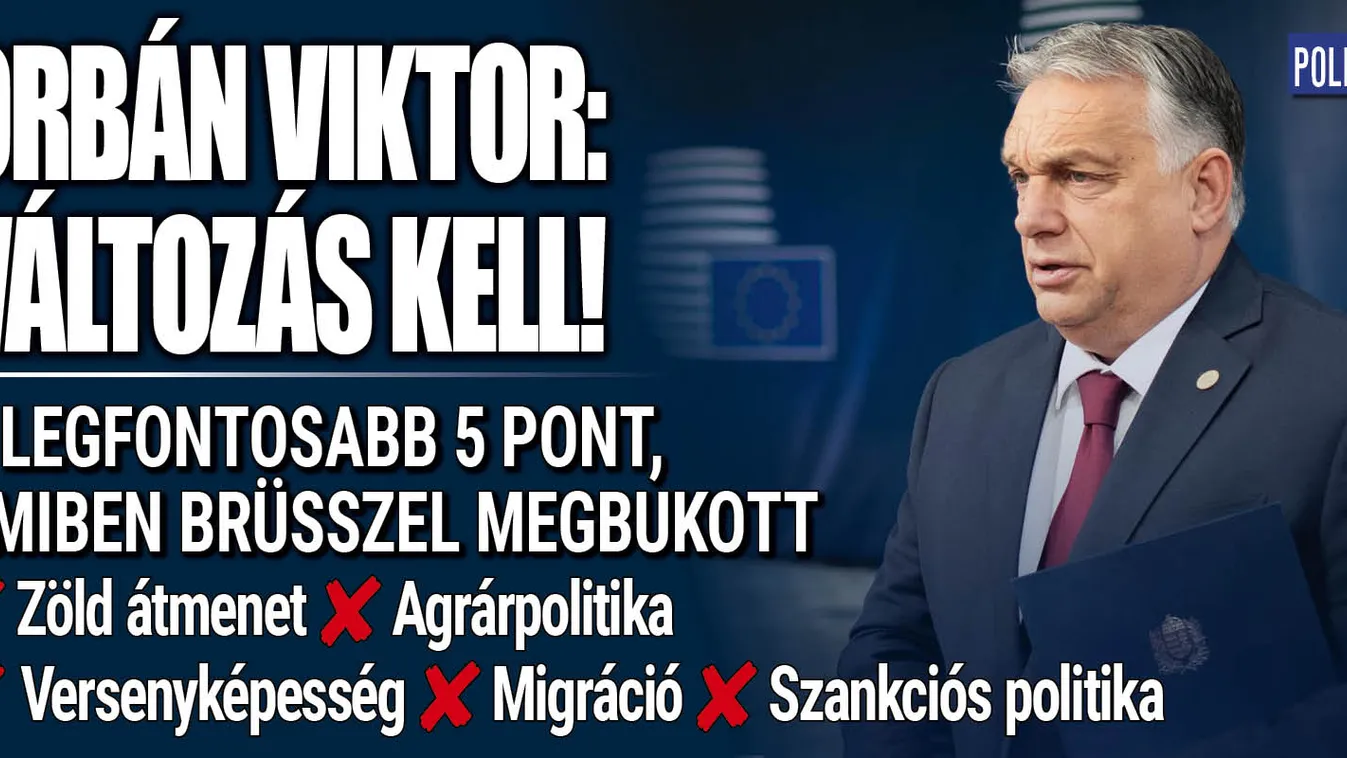 Orbán Viktor kemény üzenetet küldött az uniós elitnek