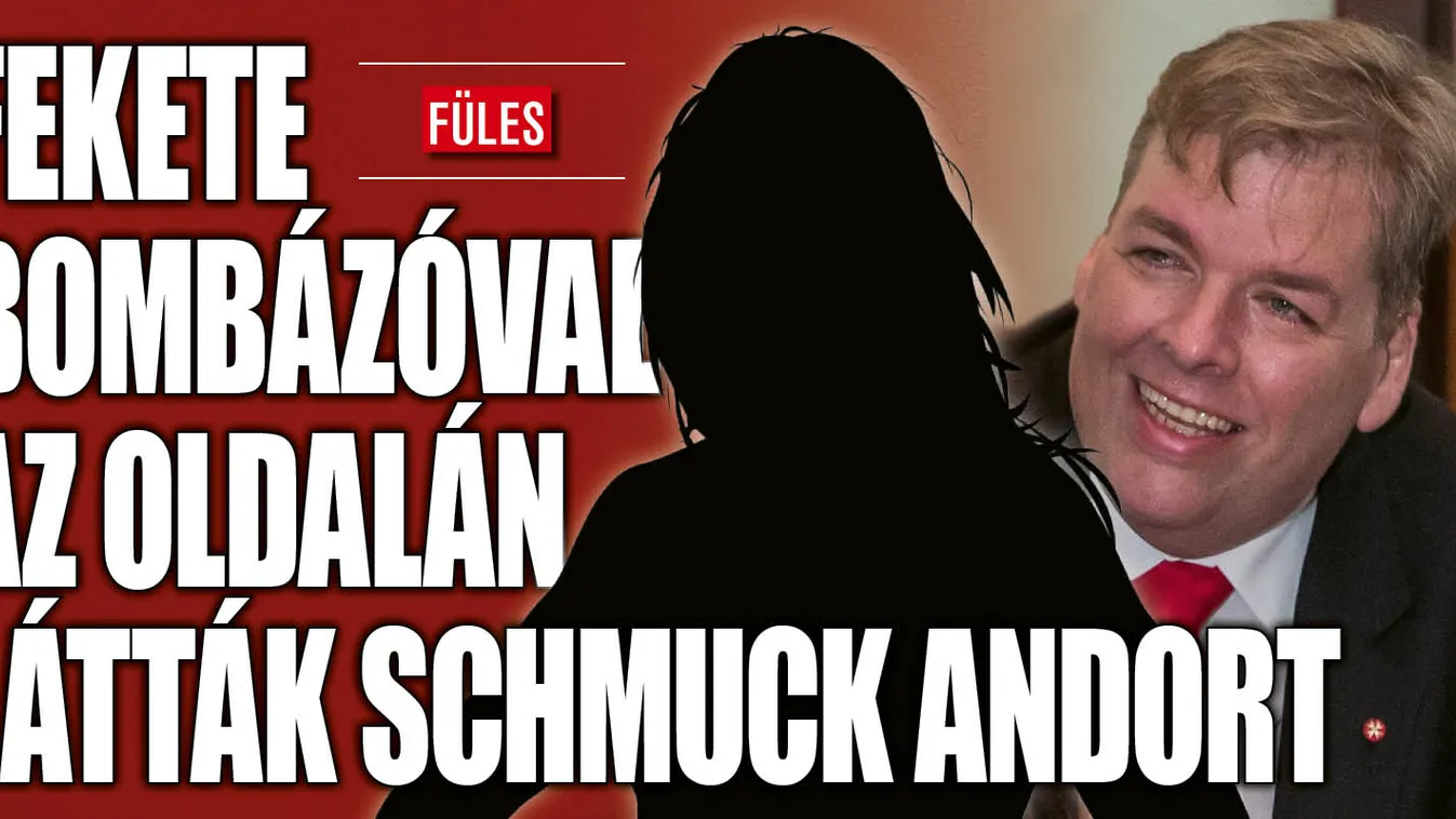 Fekete bombázóval az oldalán látták Schmuck Andort