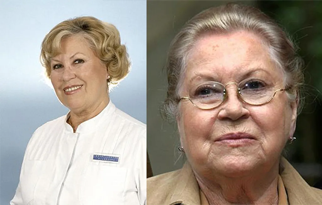 Hildegard főnővér – Eva-Maria Bauer: Színpadon kezdett, a nagy áttörést számára filmszerepei közül a harcias főnővér szerepe hozta meg, de számos más, népszerű sorozatban is játszott, köztük a Derrickben. Eva-Maria hosszú, szerepek