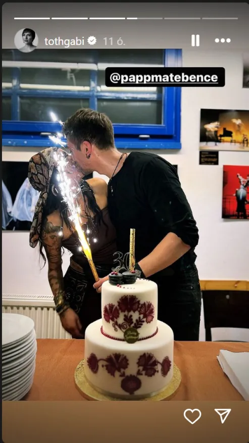 Tóth Gabi és Papp Máté Bence