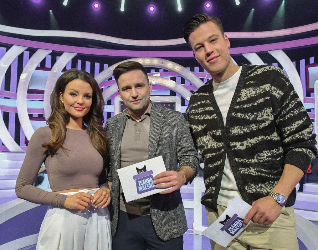 A Zsákbamacska műsorban együtt dolgozott Kárpáti Rebeka és T. Danny 