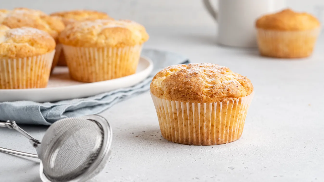 Isteni süti: 10 perc alatt készül el a habkönnyű túrómuffin