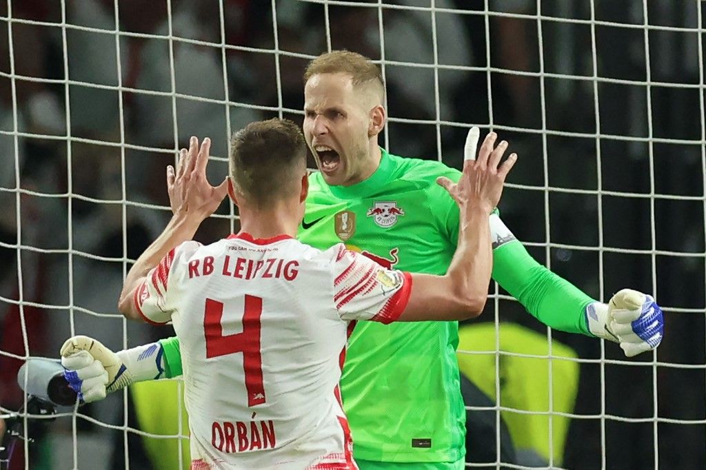 Orbán Willi és Gulácsi Péter öröme: velük mentette meg a szezont az RB Leipzig