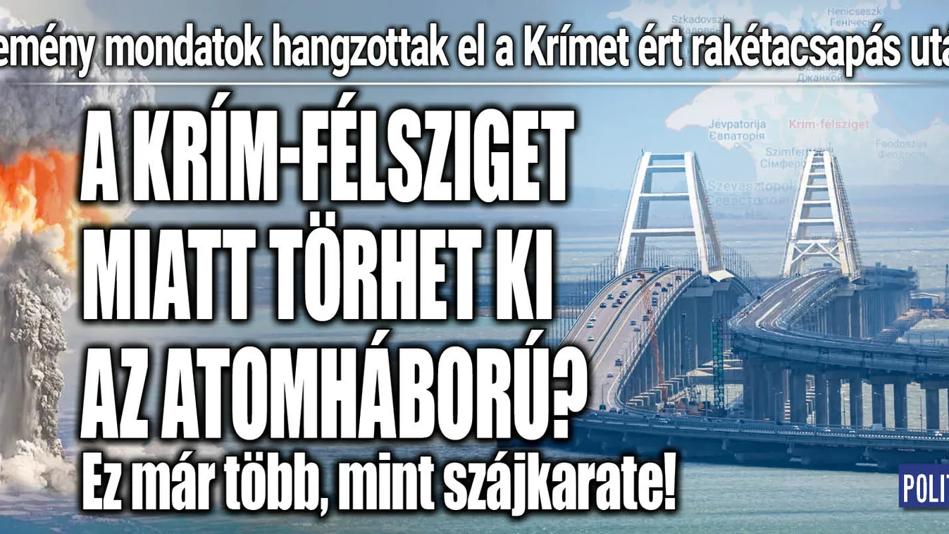 A Krím-félsziget miatt törhet ki az atomháború?