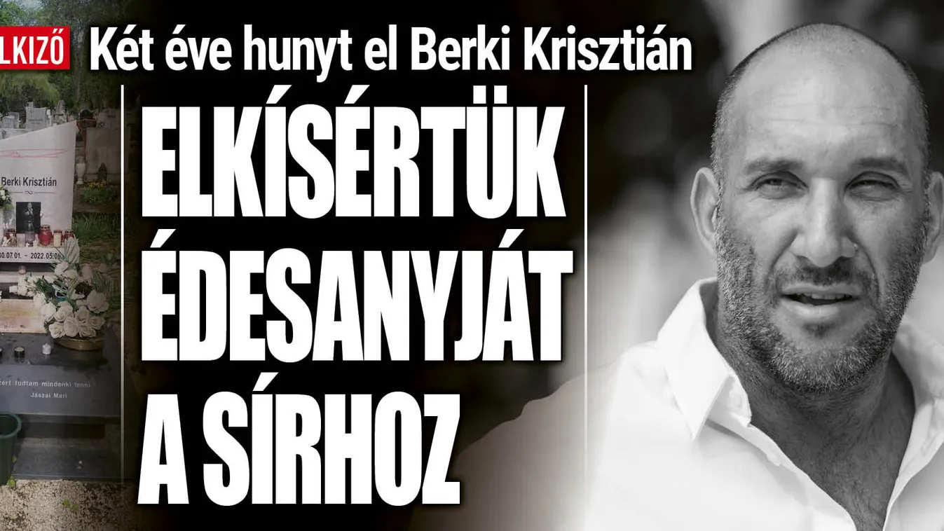 Szívszorító, ami most elhangzott Berki Krisztián sírjánál