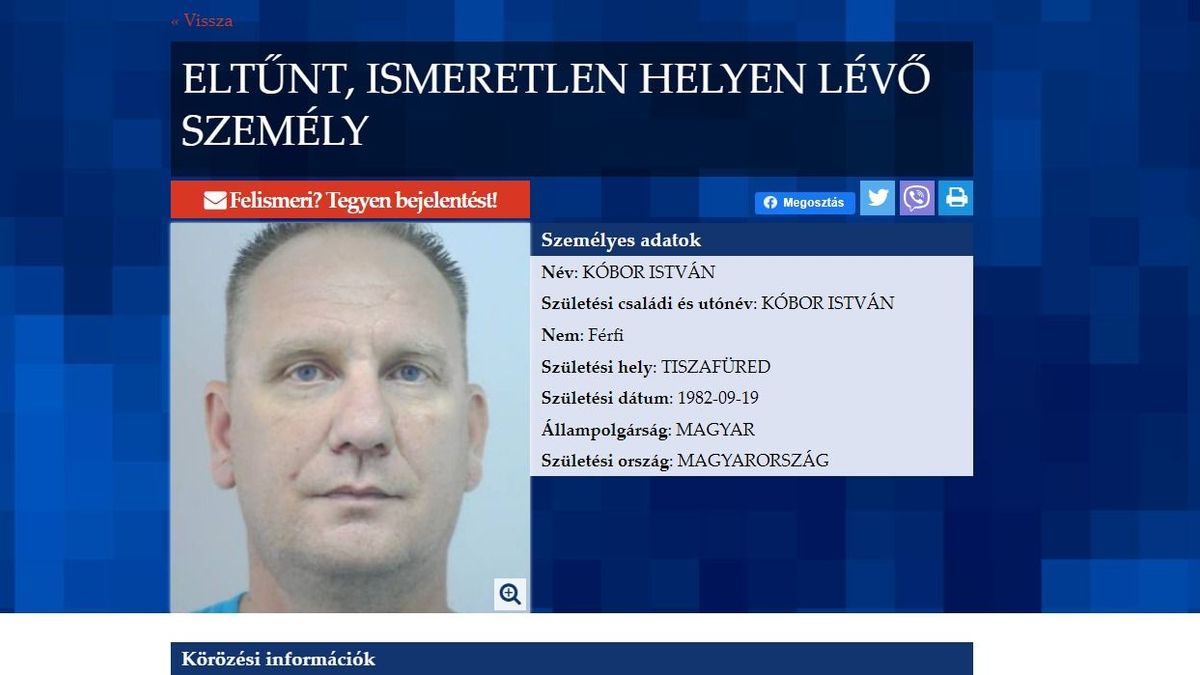 „A rémálmom vált valóra” - Nyoma veszett az eltűntkereső Laci gyermekkori barátjának
