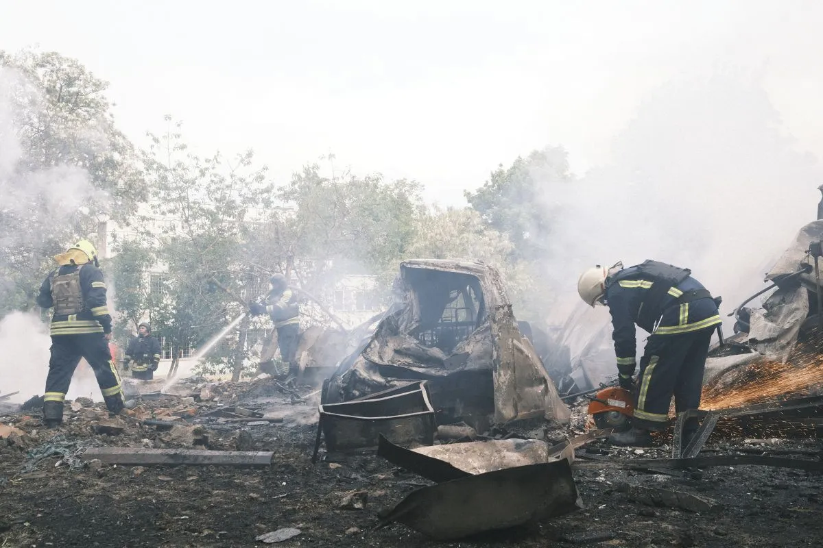 Multiple Russian attacks hit Kharkiv, at least 10 injured, 1 in severe condition