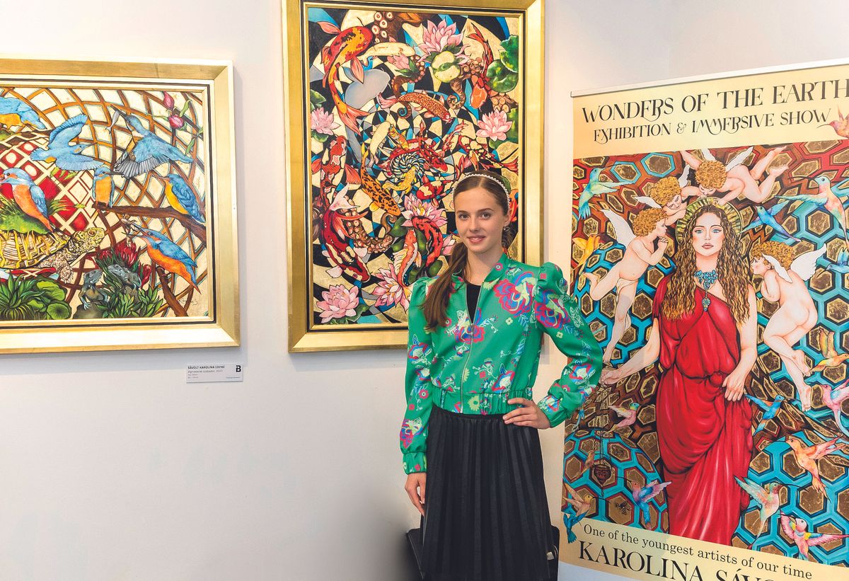 HOT FELTÖLTÉS Valóság rovatban Sávolt Karolina 14 éves festőművész RIPOST