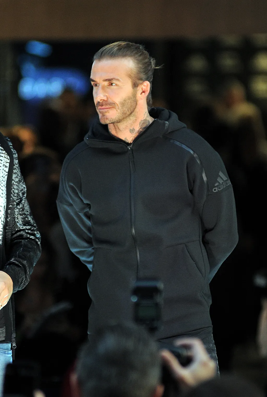 David Beckham opens new Adidas store - Milan