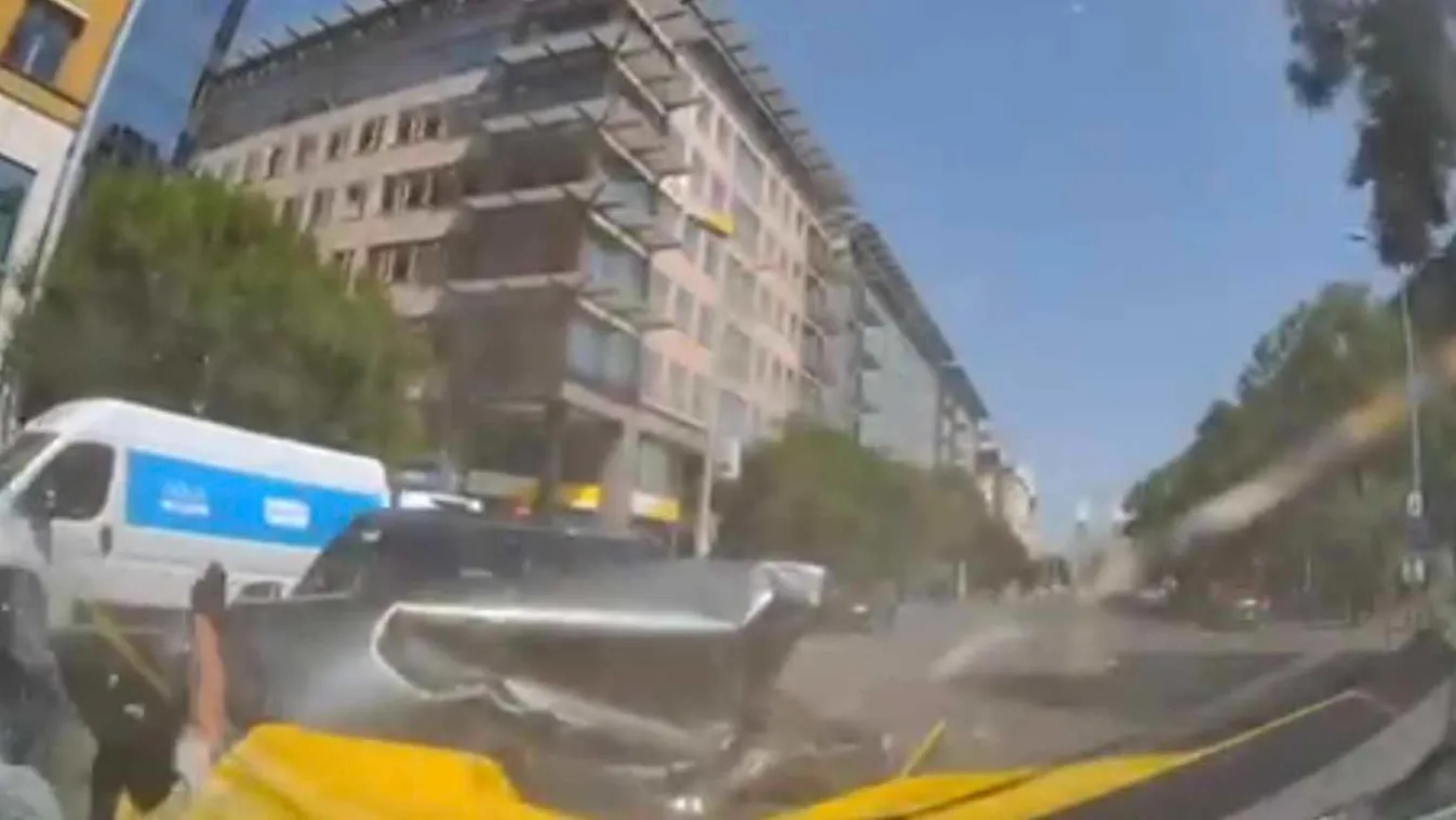 Szemtanú mesélt a hátborzongató Váci úti balesetről
