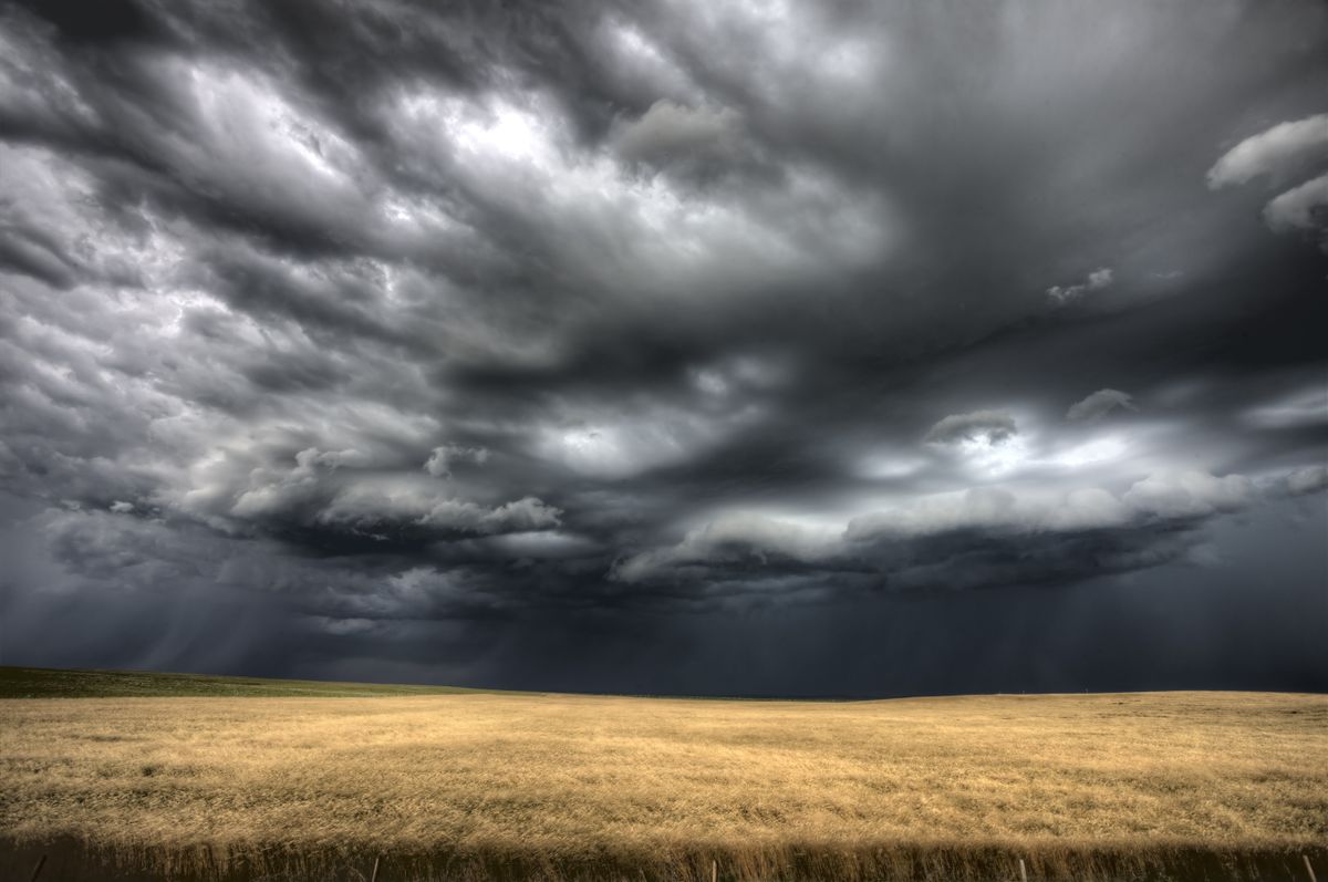 Storm,Clouds,Saskatchewan,Ominous,Wheat,Fields,Saskatchewan