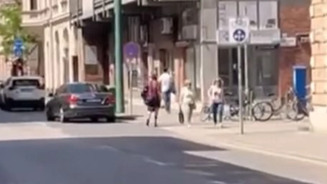 Németül ordibáló nő terrorizálja a szegedieket