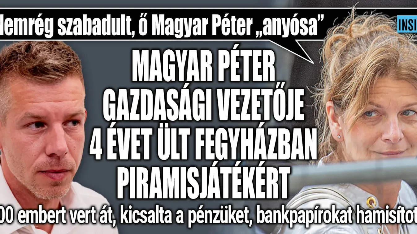 Magyar Péter gazdasági vezetője 4 évet ült fegyházban