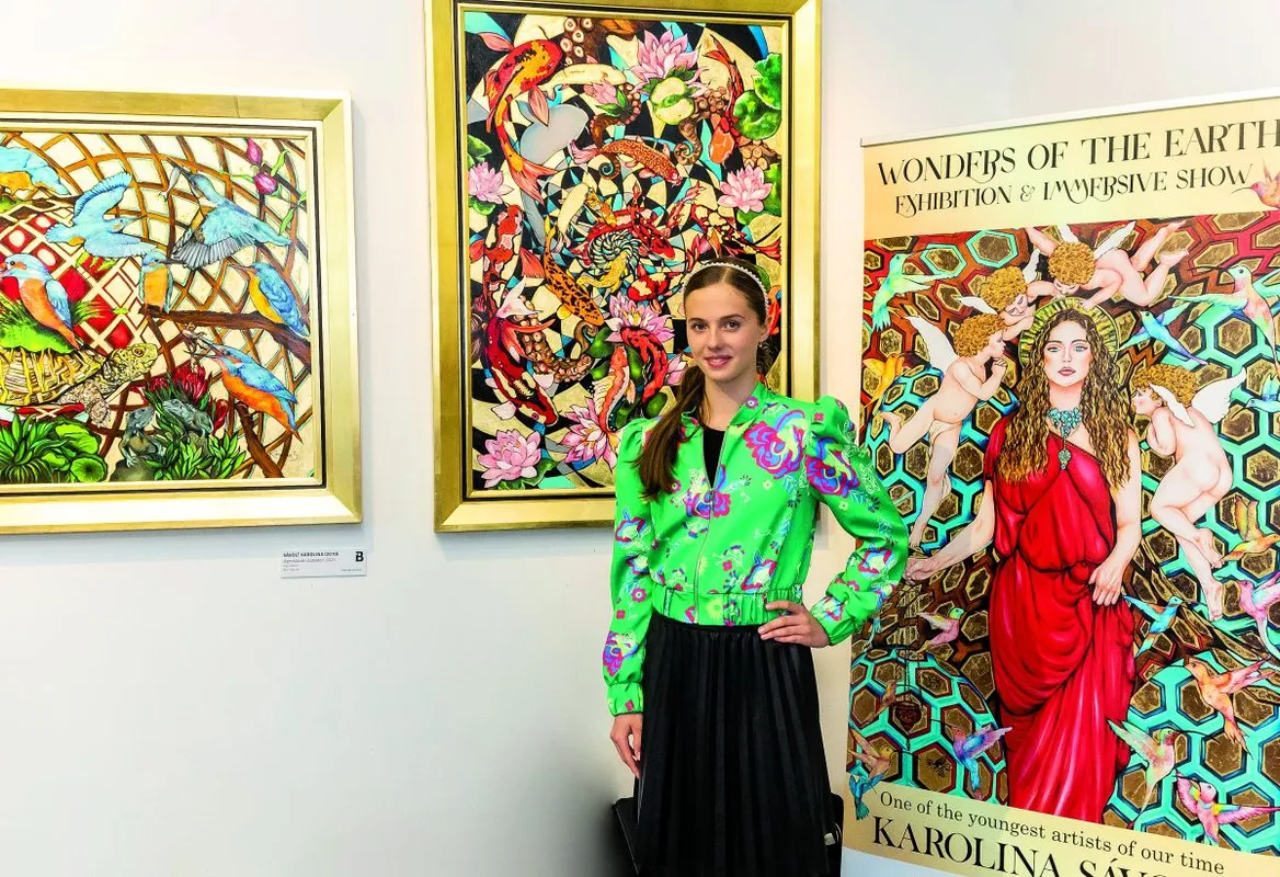 HOT FELTÖLTÉS Valóság rovatban Sávolt Karolina 14 éves festőművész RIPOST