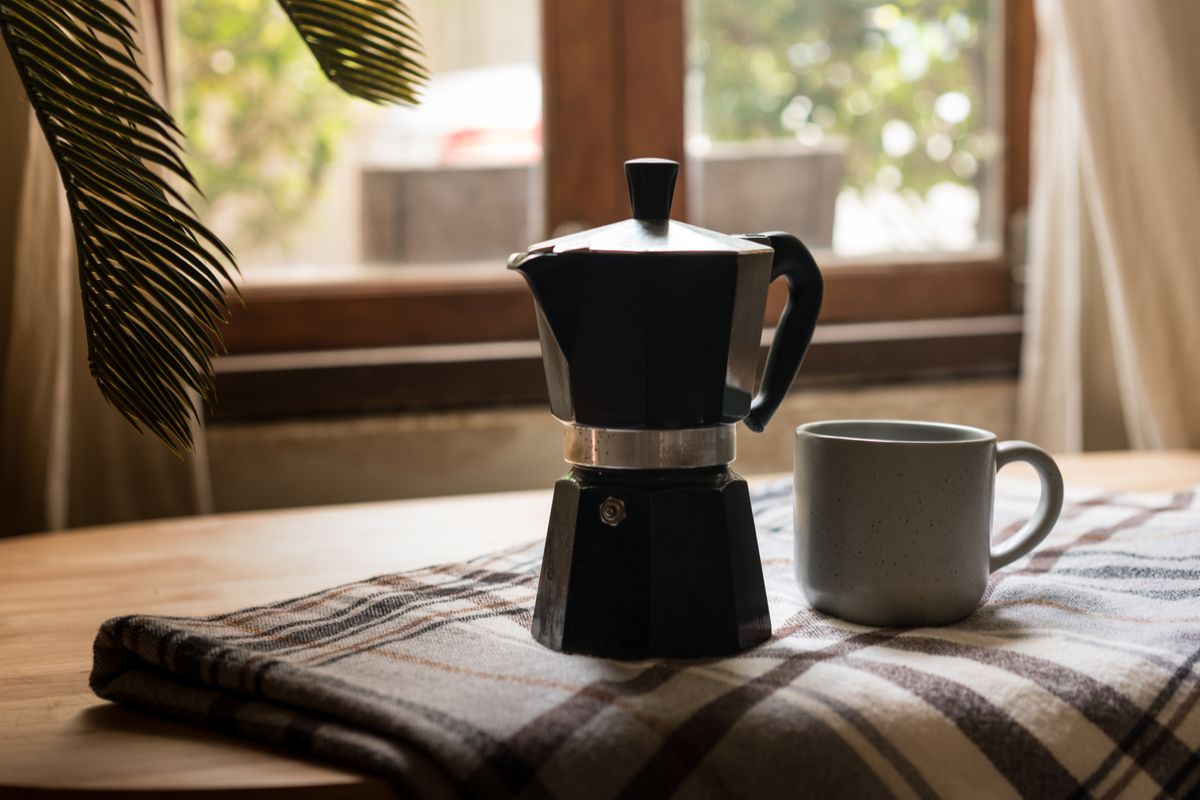 The,Moka,Pot,Is,A,Stove-top,Or,Electric,Coffee,Maker