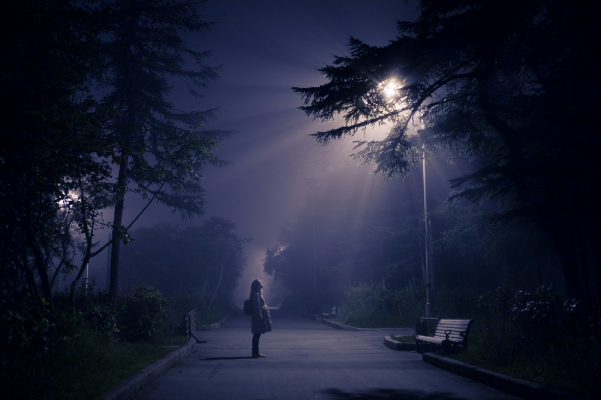 köd, éjszaka, ijesztő, ufo, földönkívüli, észlelés